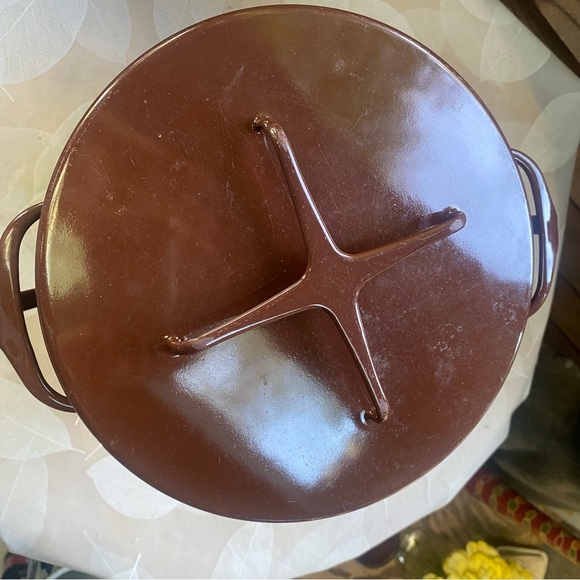 .Dansk Kobenstyle 8 Qt Stockpot Brown Enamel - Picture 3 of 7